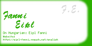 fanni eipl business card